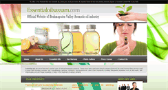 Desktop Screenshot of essentialoilsassam.com